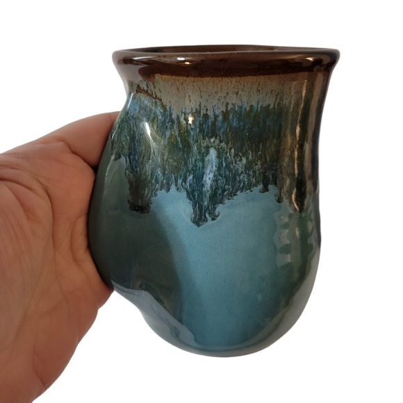 Neher Pottery Hand Warmer Left Handed Mug Set Of 2 - Picture 7 of 16